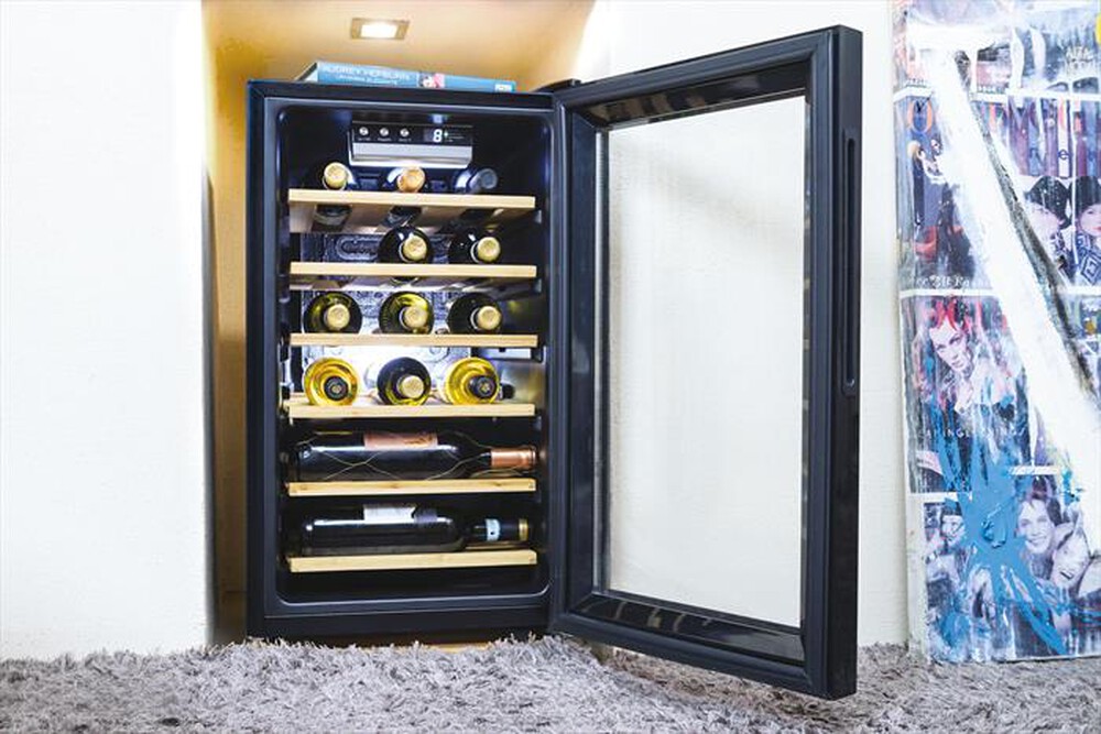 Immagine del prodotto CANDY - Cantinetta CWC 021 ELSP/NF Classe G 21 bottiglie-Nero