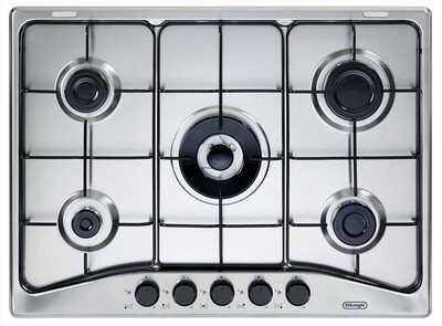 DE LONGHI - Piano cottura a gas FFA 57 ASV 68cm-Inox
