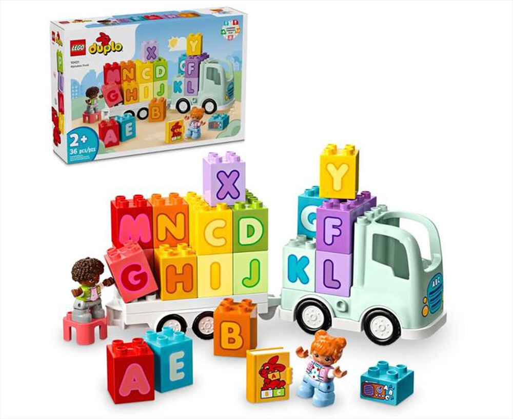 "LEGO - DUPLO Il camioncino dell’alfabeto - 10421-Multicolore"