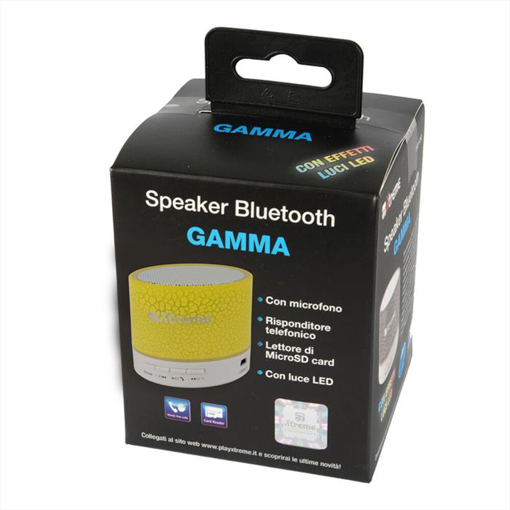 "XTREME - SPEAKER BT GAMMA-GIALLO"