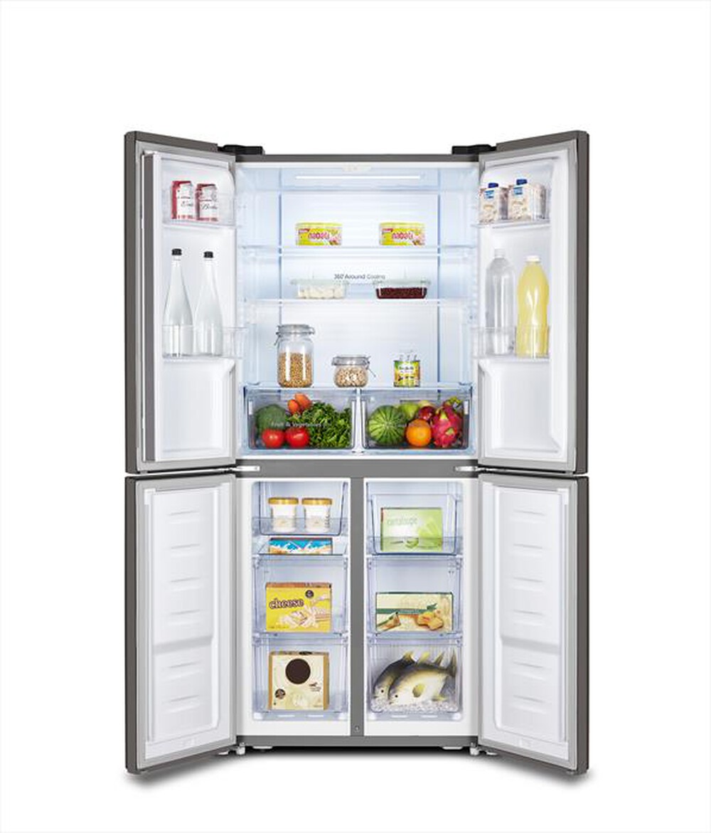 "HISENSE - Frigorifero 3 e più porte RQ515N4AC2 Classe E 467l-Inox look"
