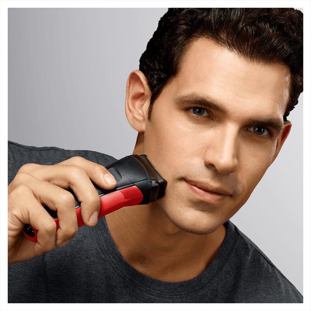 "BRAUN - SERIES 3 300S-Nero/Rosso"