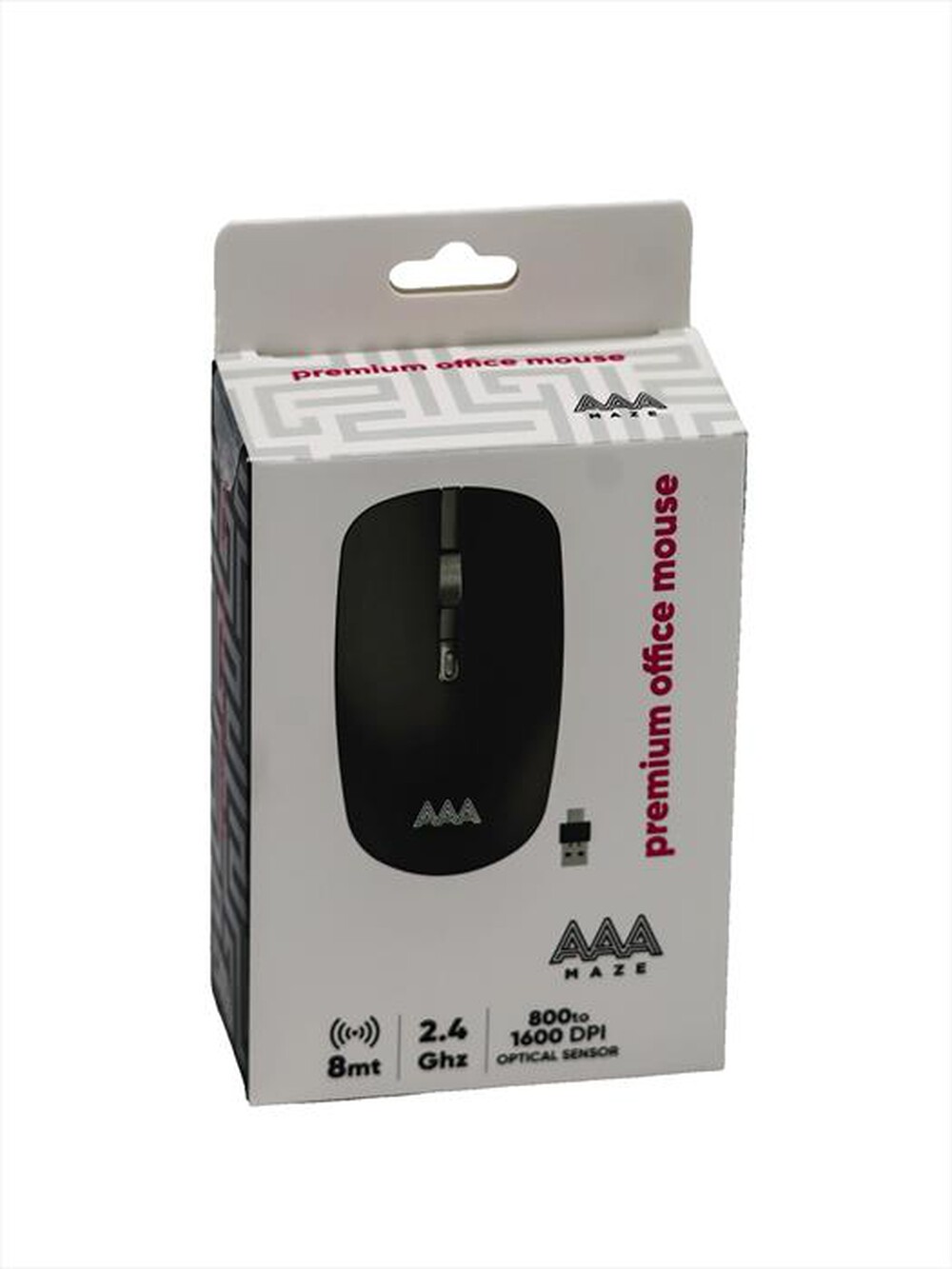 Immagine del prodotto AAAMAZE - MOUSE PREMIUM OFFICE SILENT WIRELESS-Nero