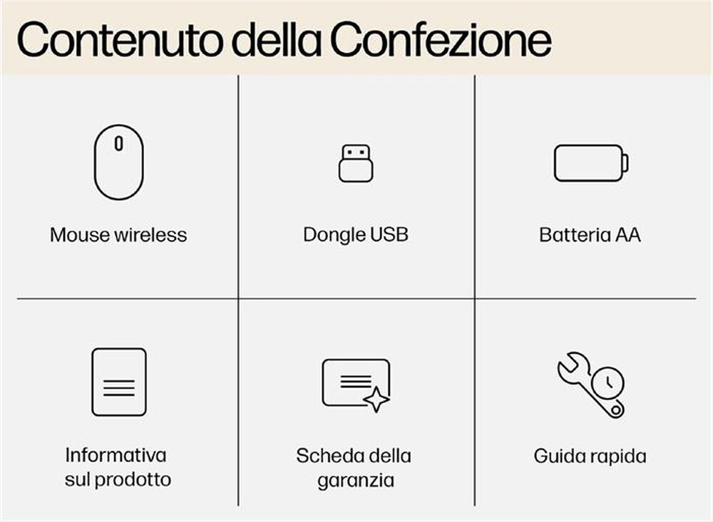 Immagine del prodotto HP - DUAL MODE MOUSE 300-Silver