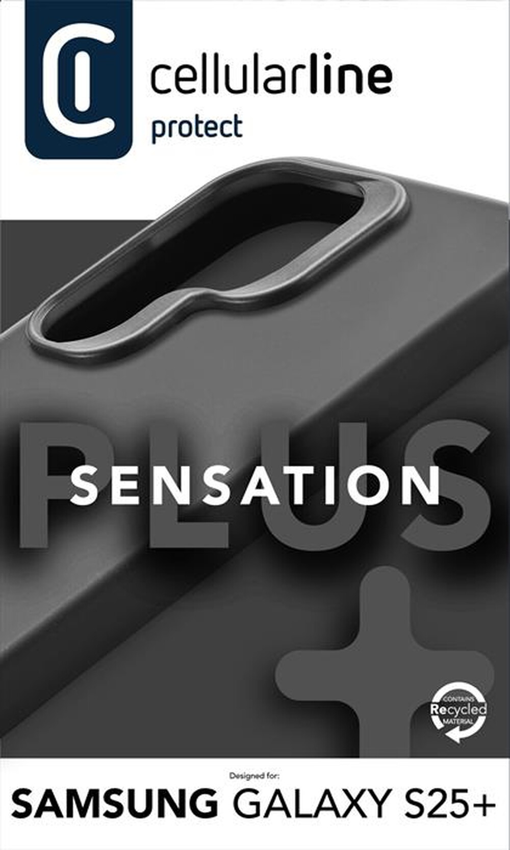 Immagine del prodotto CELLULARLINE - Cover SENSATION+ per Galaxy S25+-Nero