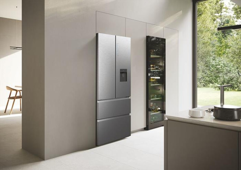 Immagine del prodotto HAIER - Frigorifero 4 porte HFR7720DWMP Classe D 477 lt-Platino, Stainless steel