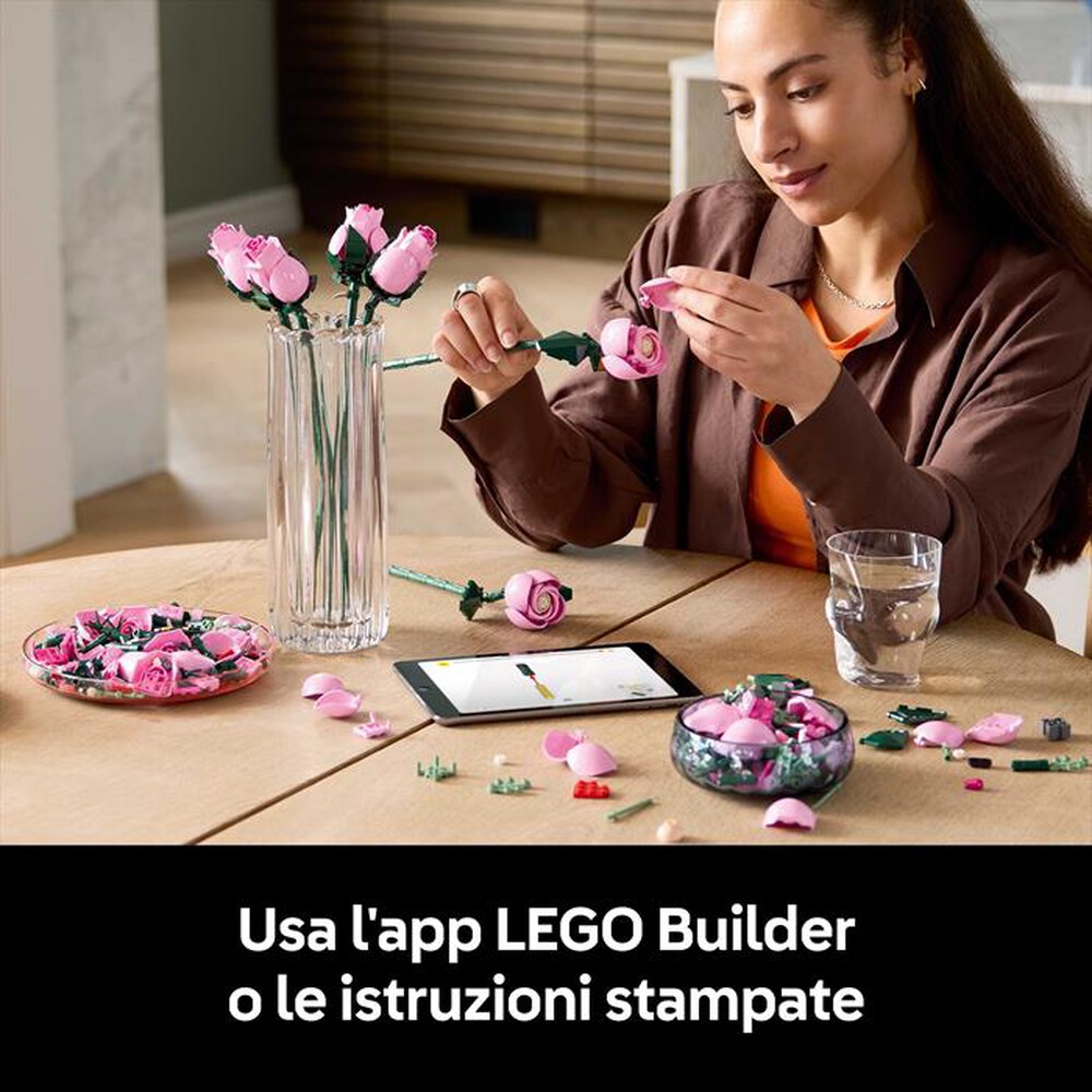 Immagine del prodotto LEGO - BOTANICALS Bouquet di rose rosa 10374