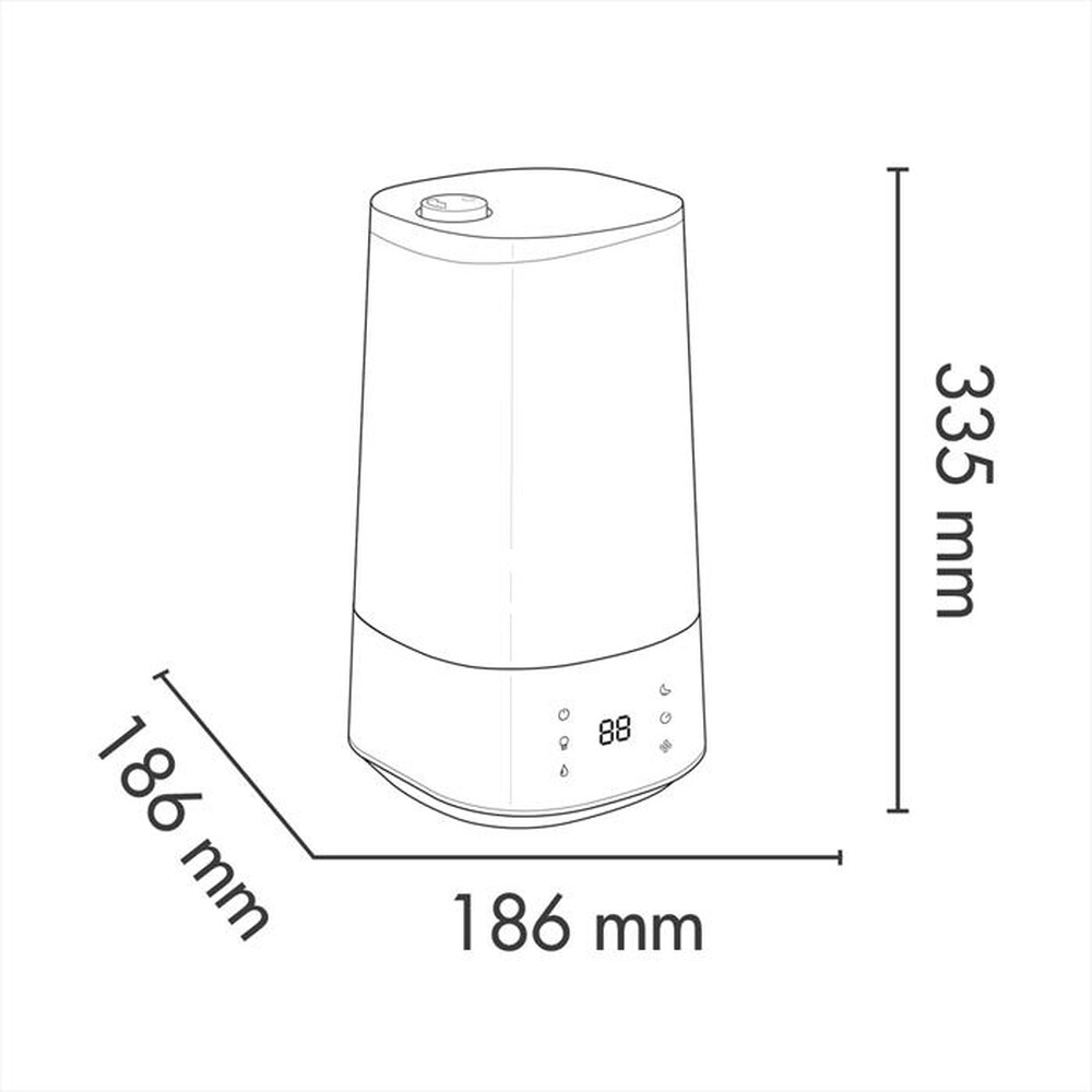 Immagine del prodotto ARGO - Umidificatore HYDRO PURY WF-BIANCO