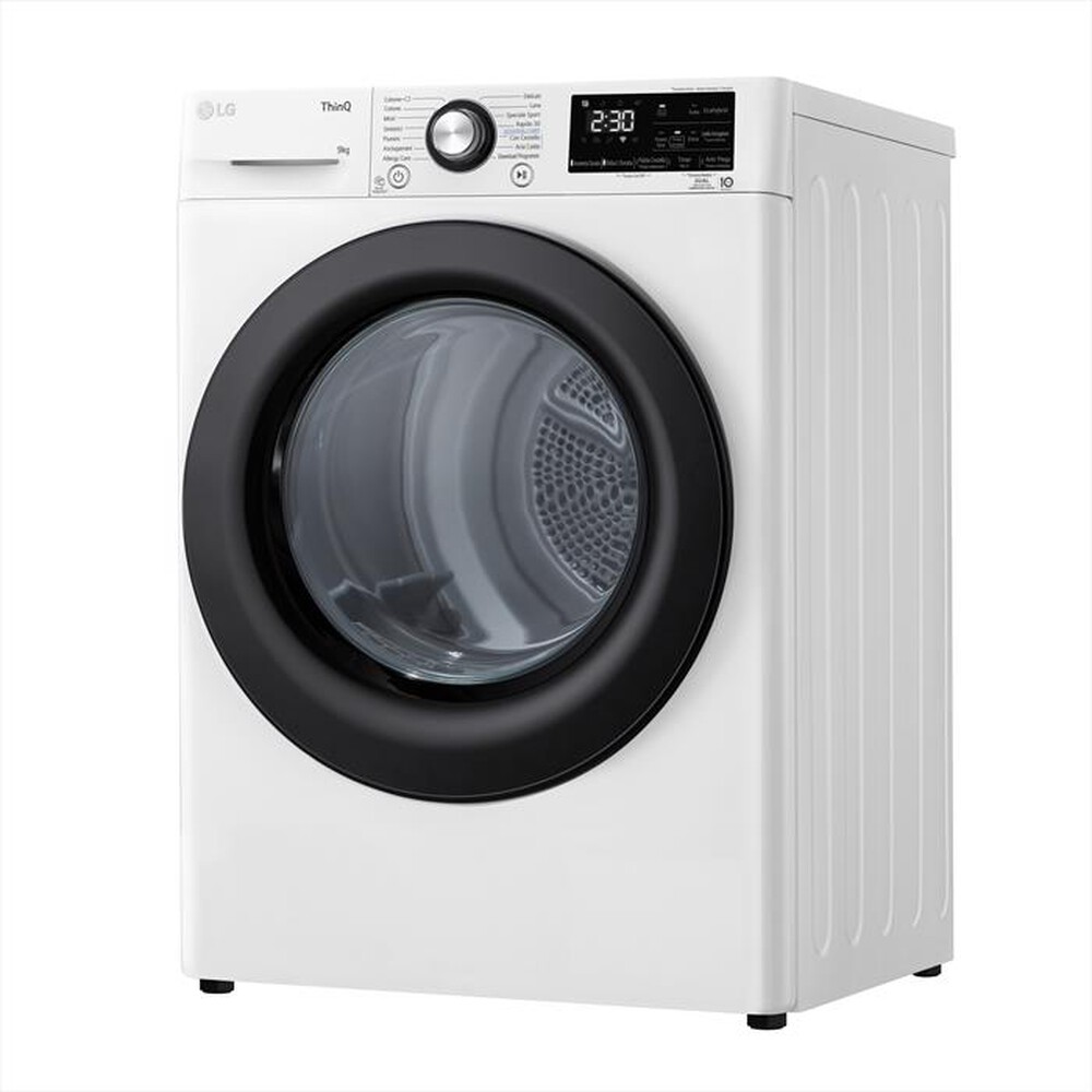 "LG - Asciugatrice RH90V9AVBN 9 Kg Classe A+++-Bianca"