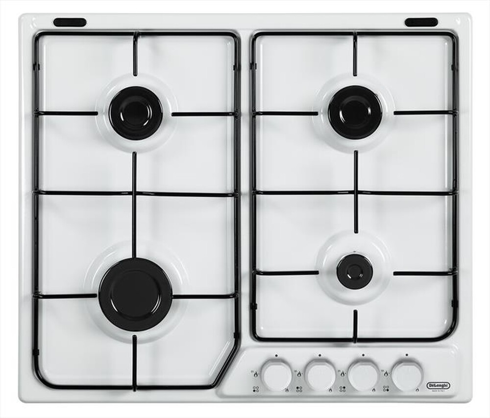 "DE LONGHI - Piano cottura a gas FFB 46 ASV 4 fuochi 58cm-bianco"