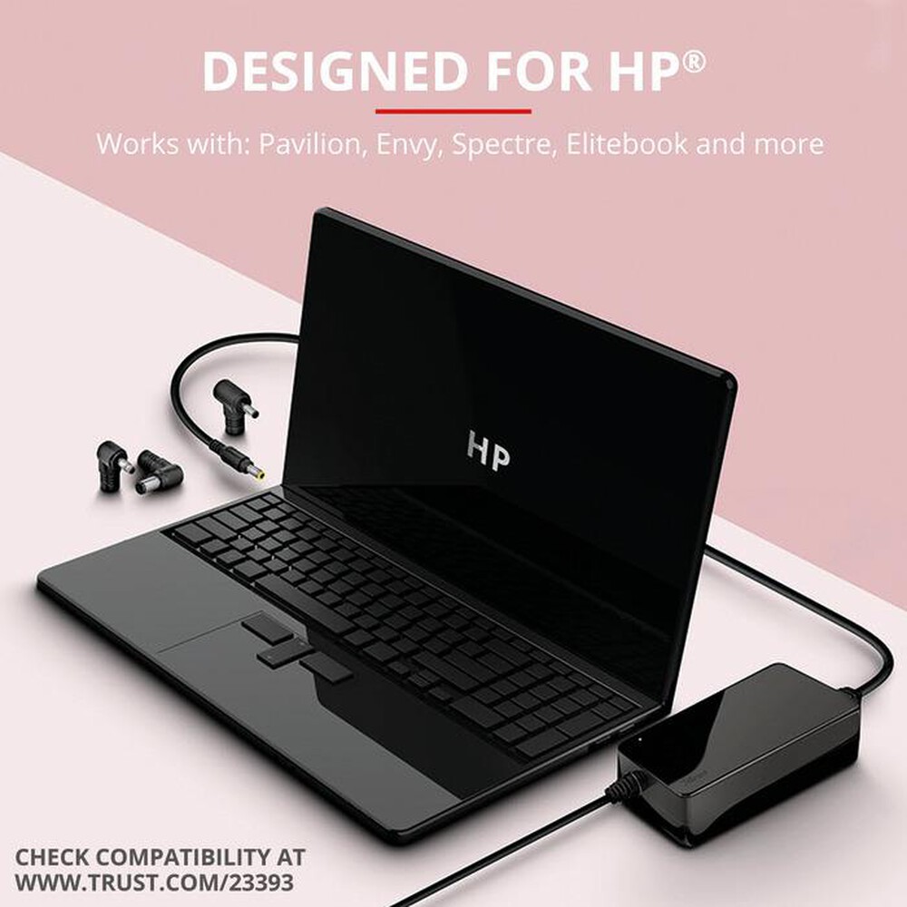 Immagine del prodotto TRUST - MAXO HP 90W LAPTOP CHARGER-Black