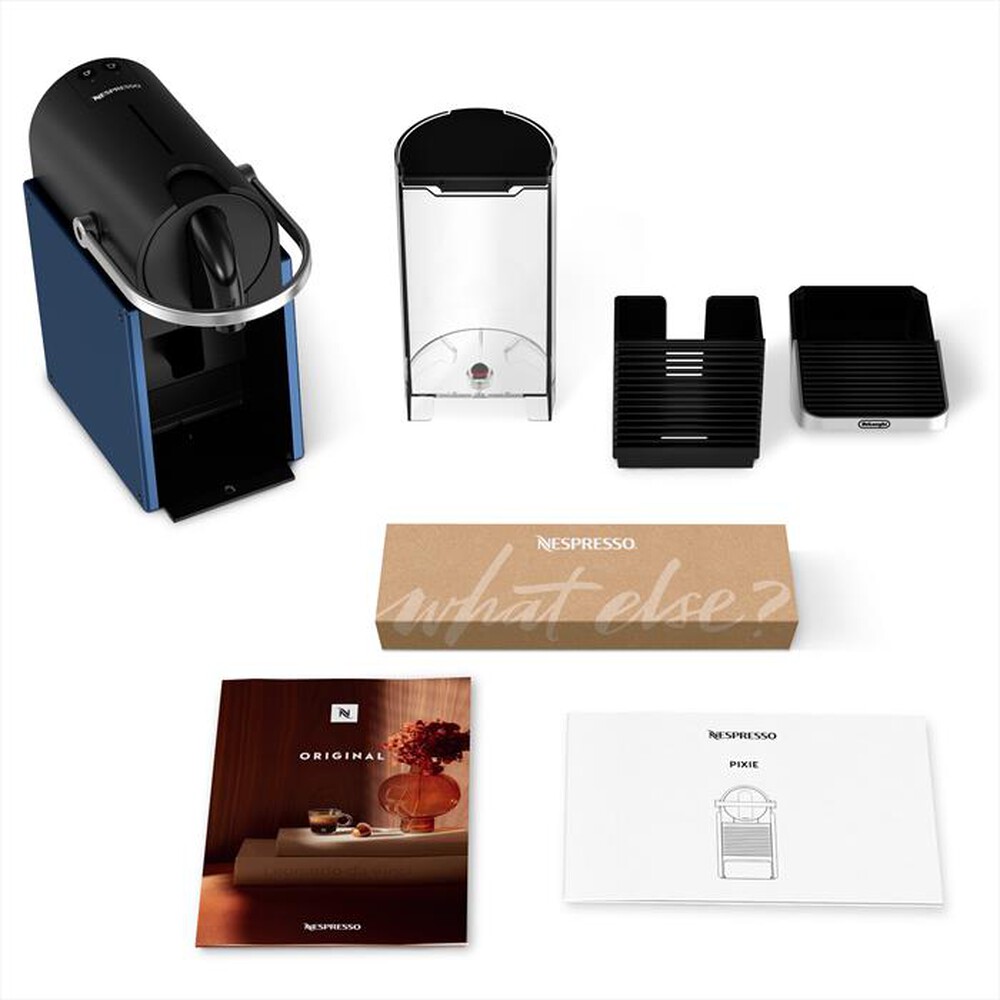 "DE LONGHI - Macchina da caffè Pixie EN127.BL capsule Nespresso-blu"