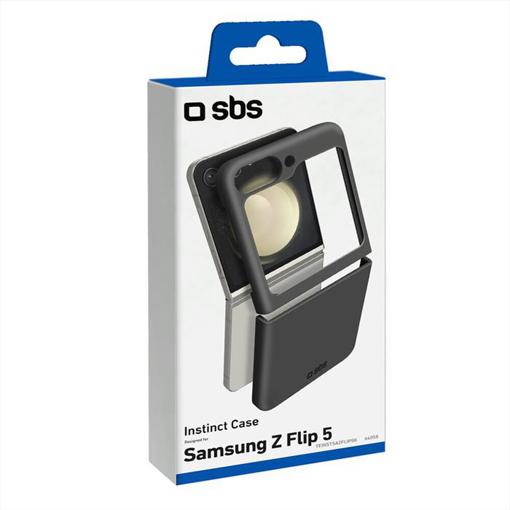 "SBS - Cover TEINSTSAZFLIP5K per Samsung Z Flip 5-Nero"
