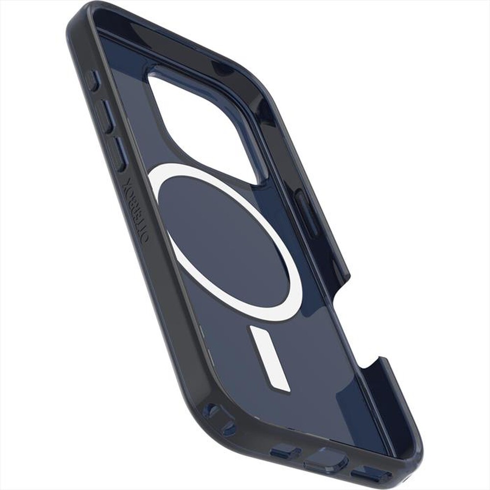 "OTTERBOX - SYMMETRY CLEAR MAGSAFE CUSTODIA IPHONE 16 PRO-Blu"