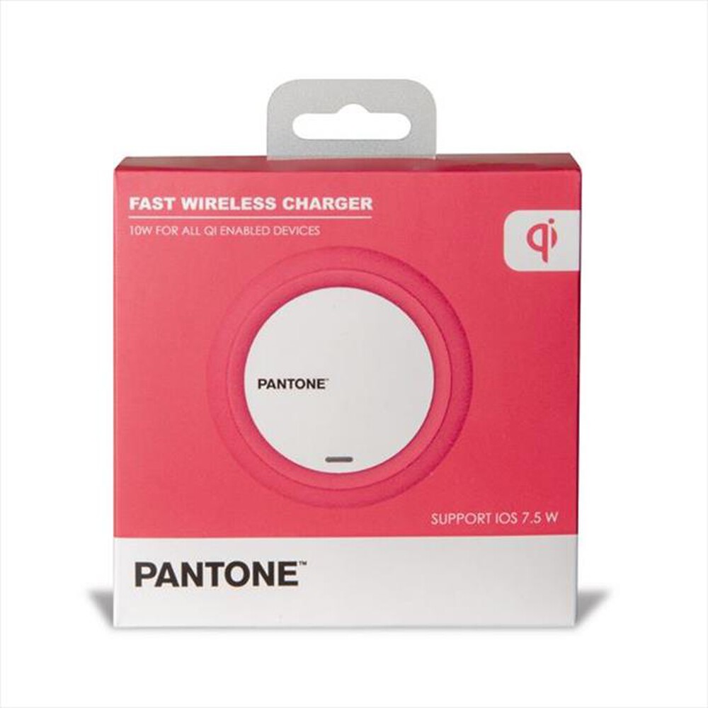 "PANTONE - PT-WC001P - QI WIRELESS CHARGER-ROSA/PLASTICA"