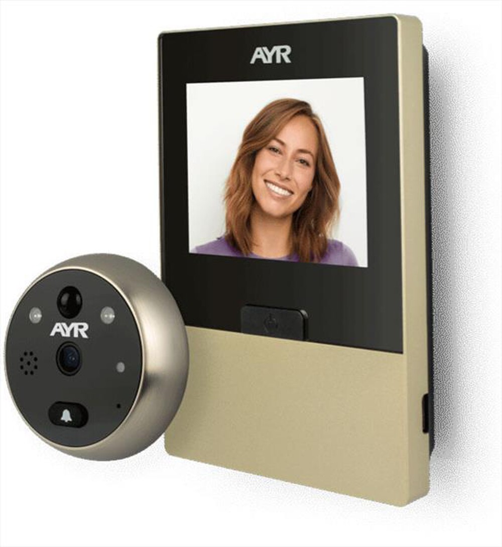 "AYR - WIFI DIGITAL DOOR VIEWER 760-SILVER"