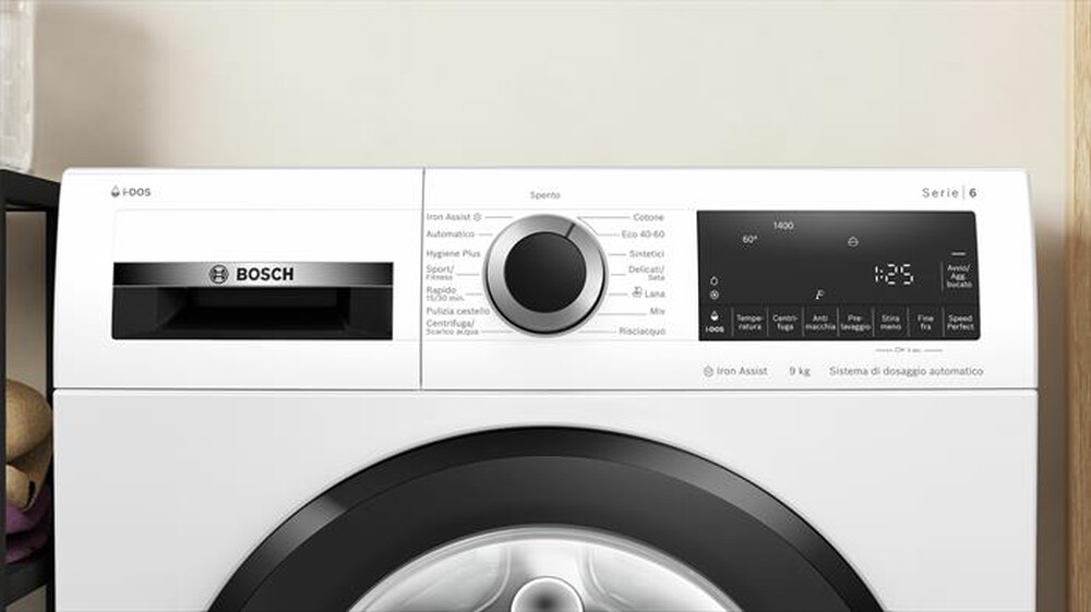 Immagine del prodotto BOSCH - Lavatrice Serie 6 WGG244F0II 9Kg 1400g/m Classe A-Bianco
