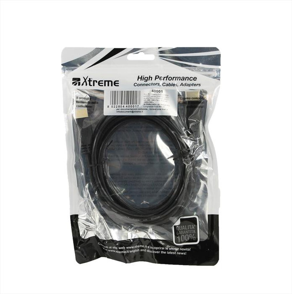 Immagine del prodotto XTREME - Cavo audio-video HDMI 1.4-NERO