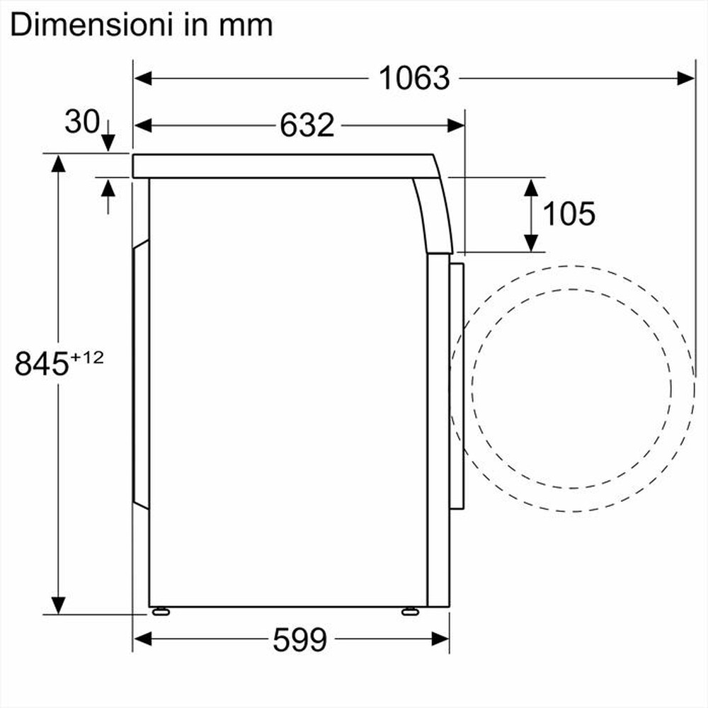 Immagine del prodotto BOSCH - Lavatrice WUU28T29IT 9 Kg Classe A