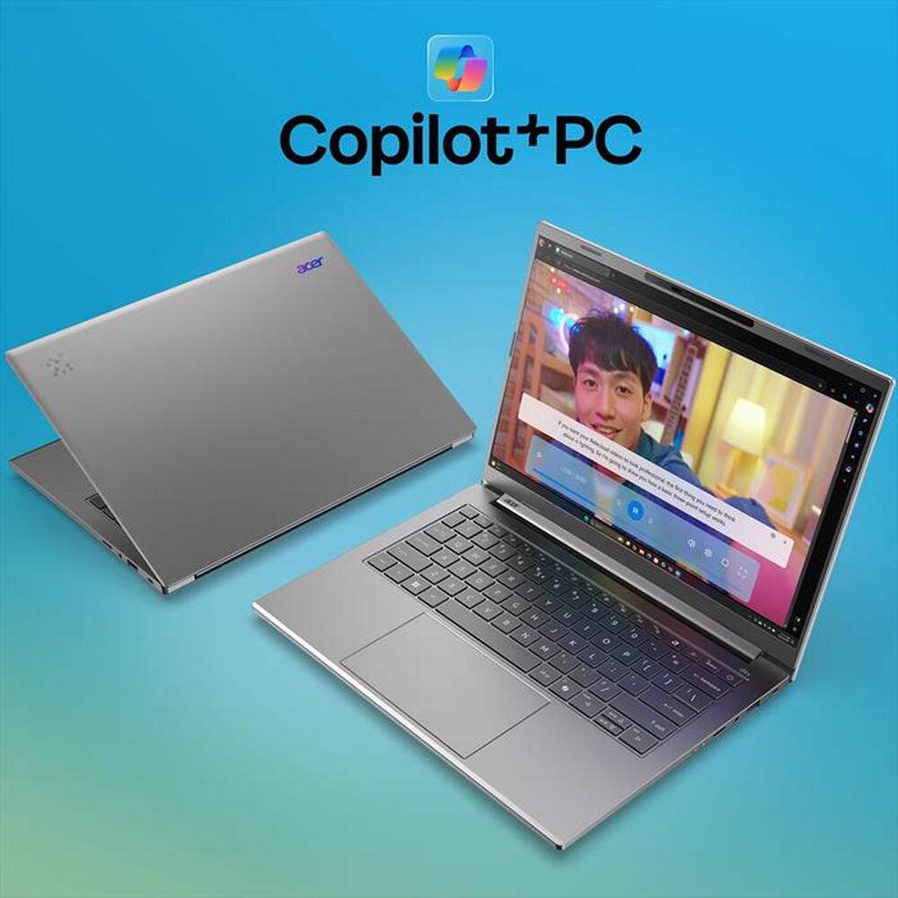 Immagine del prodotto ACER - Notebook ASPIRE 14 AI A14-53M-543G 14&rdquo; OLED-Silver