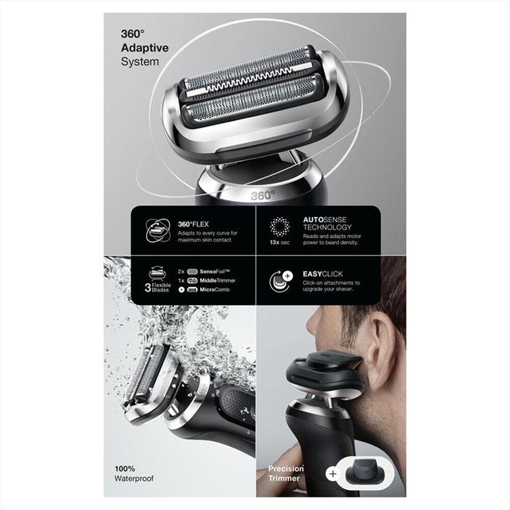 "BRAUN - SERIES 7 71-N7200CC-NERO"