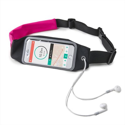 CELLY - RUNBDUOXXLPK - RUNBELT VIEW DUO UP TO 6.5 PK-Nero/Rosa