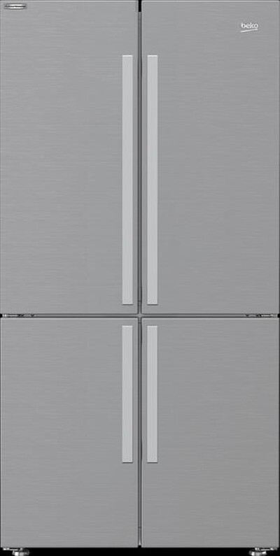 BEKO - Frigorifero 3 e più porte GN1406231XBN Classe F-Metal Look