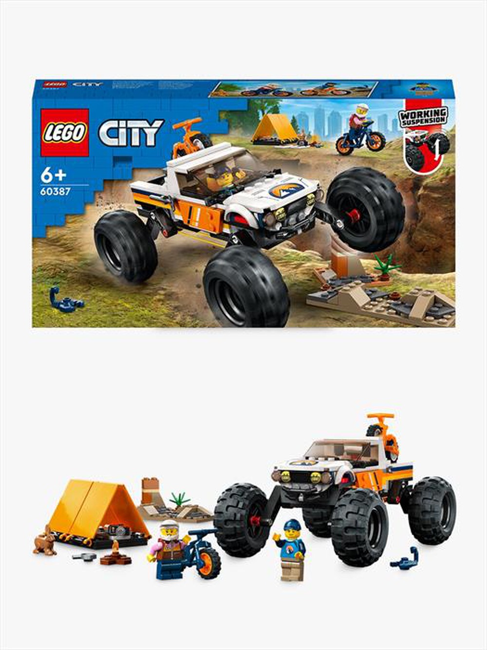 Immagine del prodotto LEGO - CITY AVVENTURE SUL FUORISTRADA 4X4 - 60387