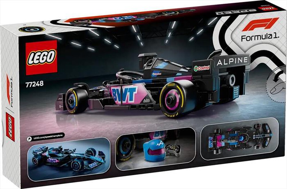 "LEGO - SPEED Auto da corsa BWT Alpine F1 Team A524-77248-Trasparente"