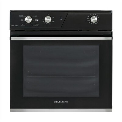 GLEM GAS - Forno incasso elettrico GFR62BK-S3 Classe A-Nero Lucido