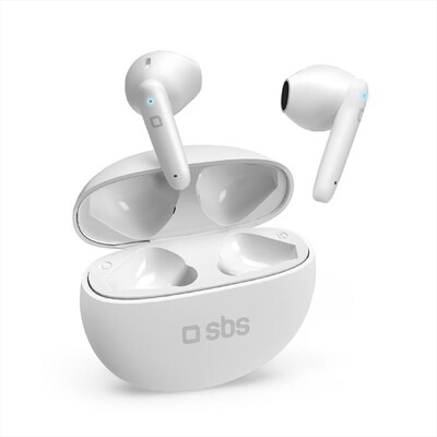 SBS - Auricolare bluetooth TEEARPURDTWSBTW-Bianco
