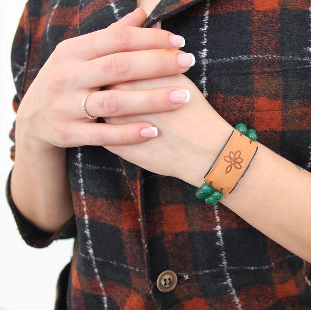 Immagine del prodotto MYLUMI - Bracciale wellness SHAMBALLA PLUS-Giada Grande