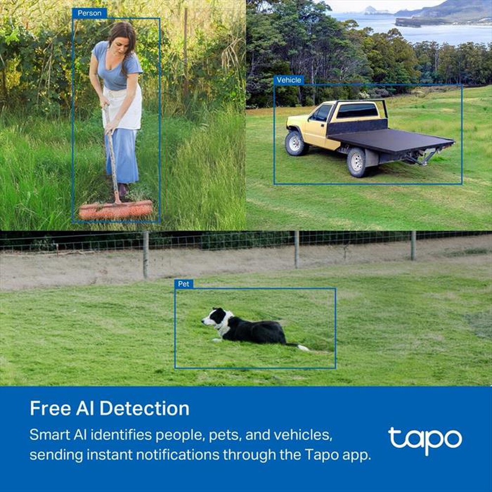 "TP-LINK - TW40GW TELECAMERA PAN/TILT OUTDOOR 4G LTE-Bianco"