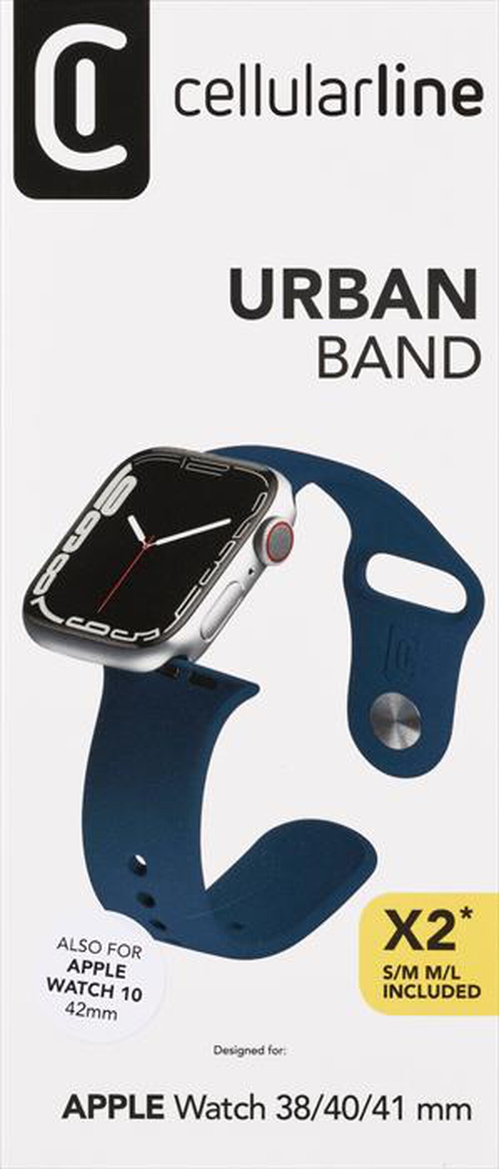 Immagine del prodotto CELLULARLINE - URBANAPPWATCH3840B-Blu