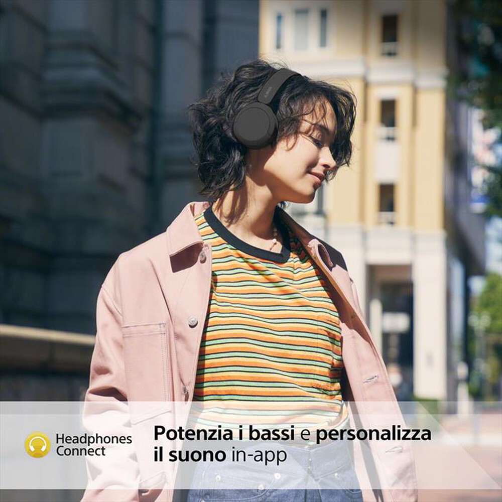 "SONY - Cuffie Bluetooth on ear WHCH520B.CE7-Nero"