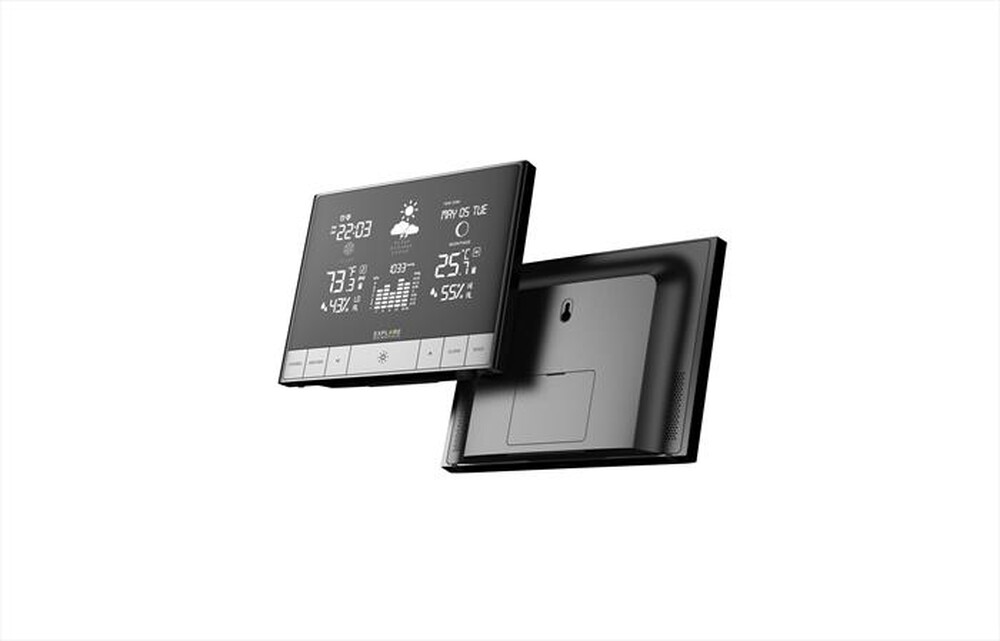 "EXPLORE SCIENTIFIC - STAZIONE METEO ORIZZONTALE TOUCH-GREY"