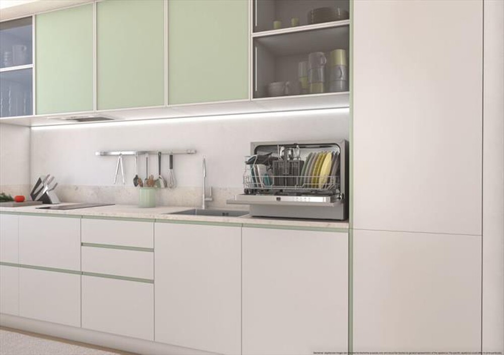 Immagine del prodotto CANDY - Lavastoviglie CP 6E51LS Classe E 6 coperti-Stainless steel