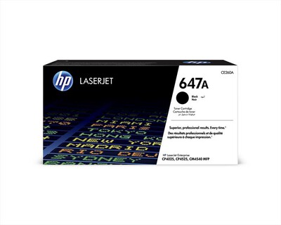 HP - 647A TONER ORIGINALE-Nero