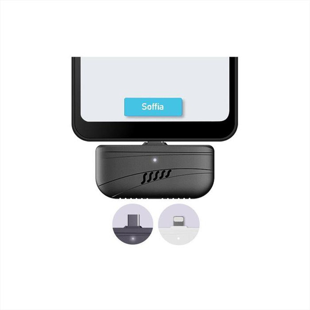"SAIET - ALCOL TEST TYPE-C PHONE-Nero"