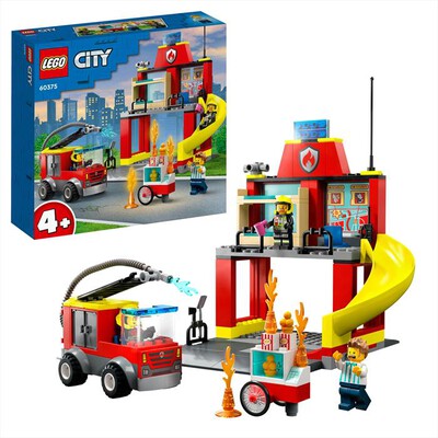 LEGO - CITY Caserma dei pompieri e autopompa - 60375