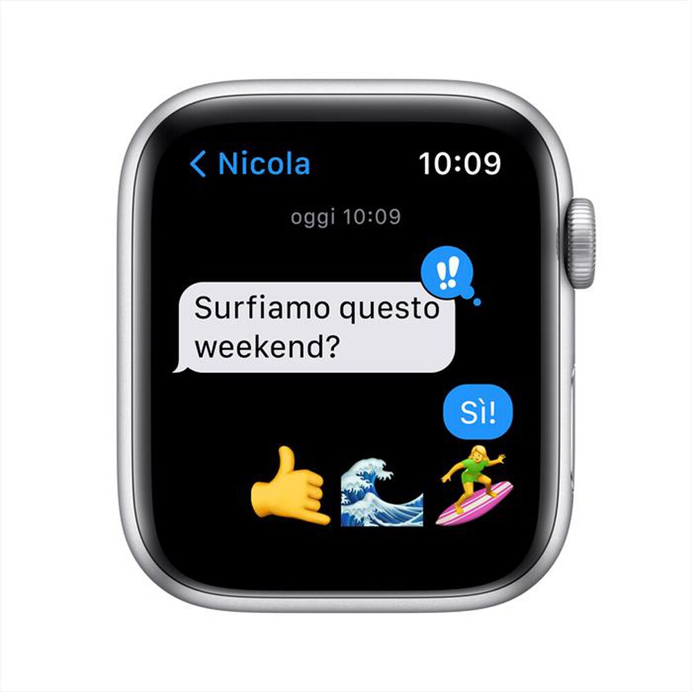 "APPLE - Watch NIKE SE GPS 44Mmm Alluminio Argento-Sport Puro Platino/Nero"