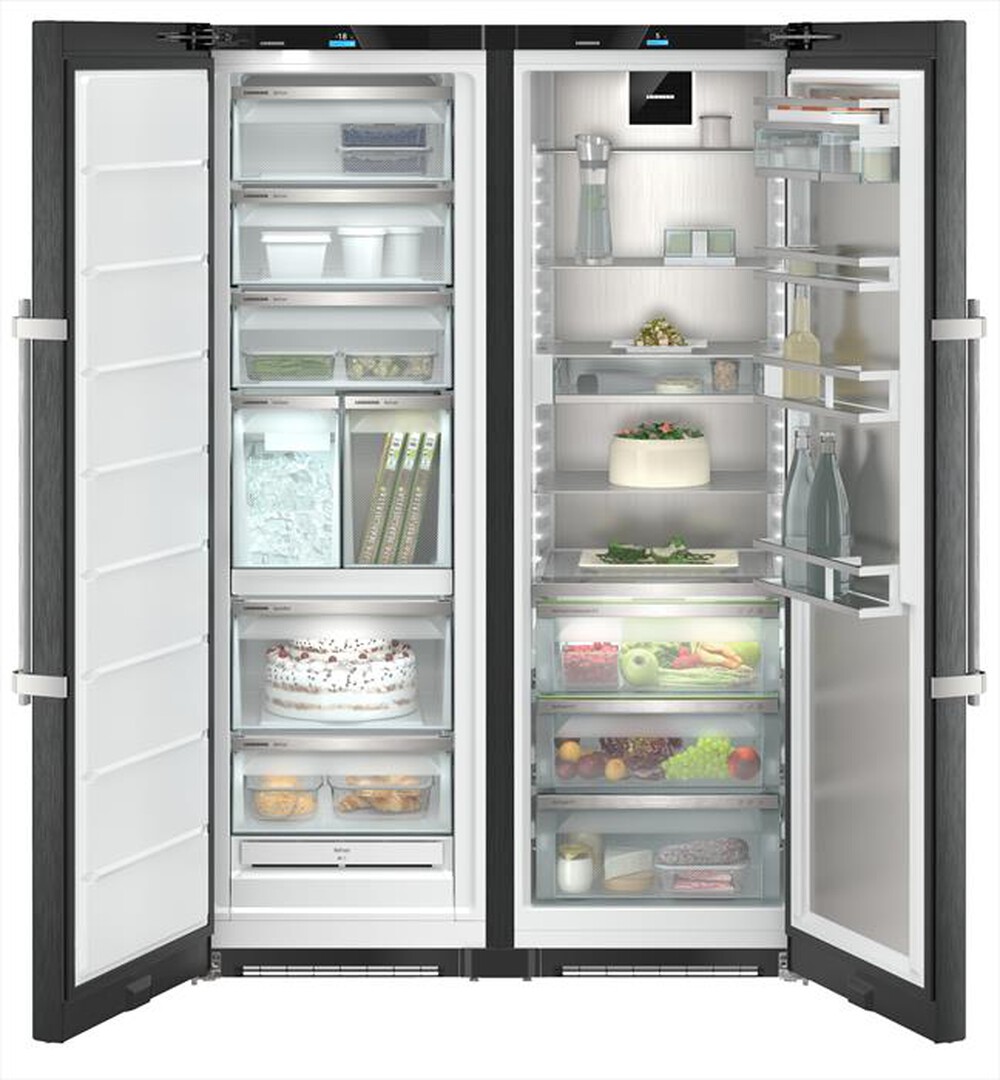 "LIEBHERR - Frigorifero side by side XRFBS 5295 Classe D-BlackSteel"