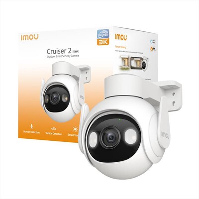 IMOU - Telecamera da esterno motorizzata CRUISER 2 3K-BIANCO