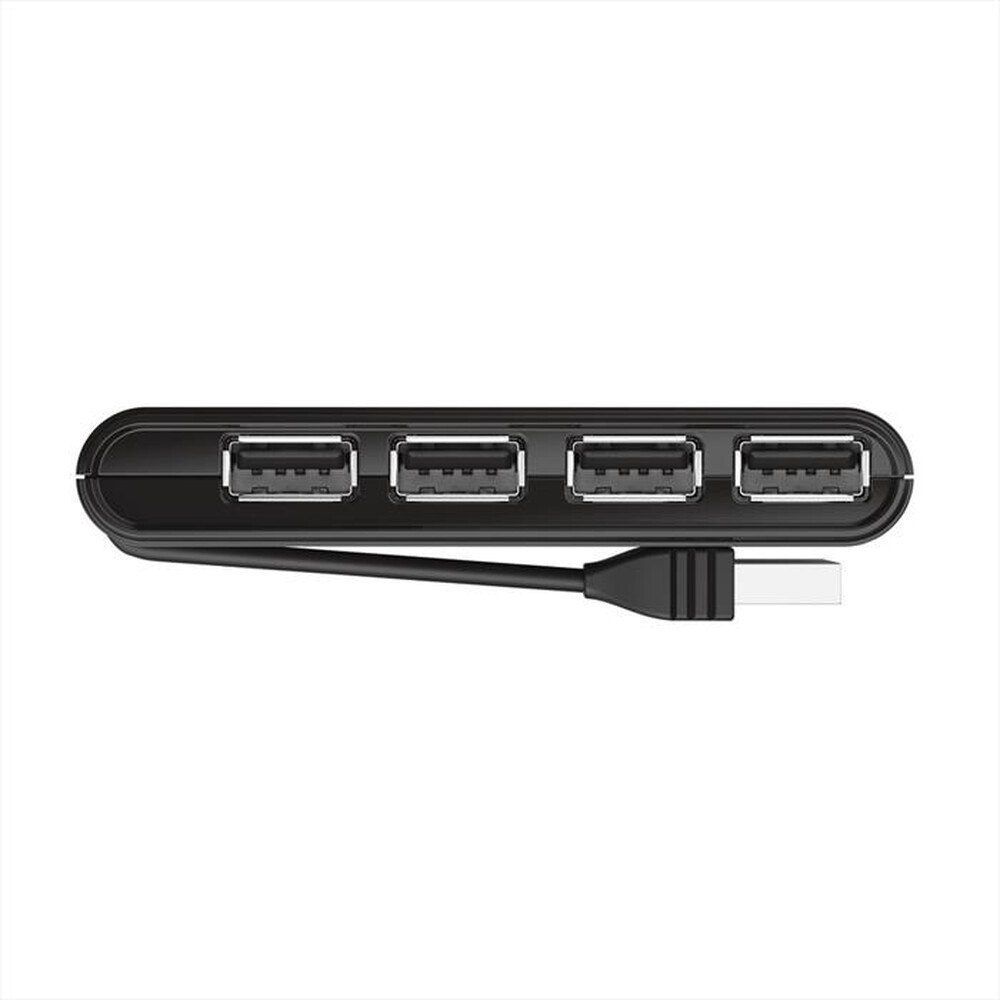 "TRUST - 4 Port USB2 Mini Hub HU-4440p-Black"