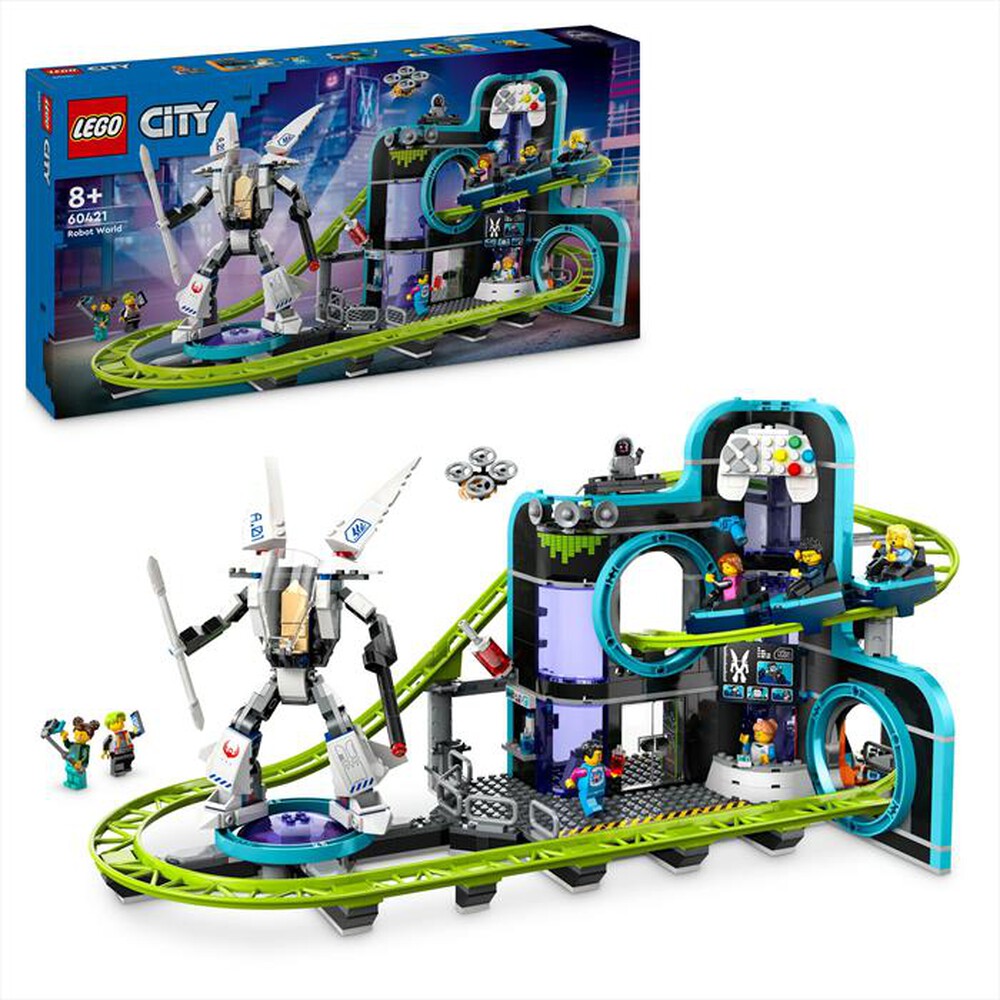 Immagine del prodotto LEGO - MY CITY Montagne russe di Robot World 60421