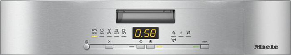 "MIELE - Lavastoviglie G 5000 SC CLST Classe E 14 coperti-Acciaio Clean Steel"