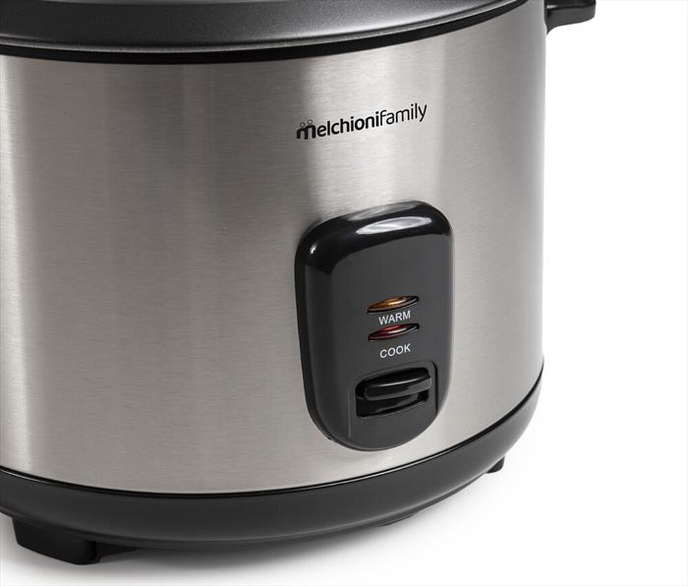 Immagine del prodotto MELCHIONI FAMILY - Cuociriso elettrico 1,8lt LOTO-Grigio / Acciaio