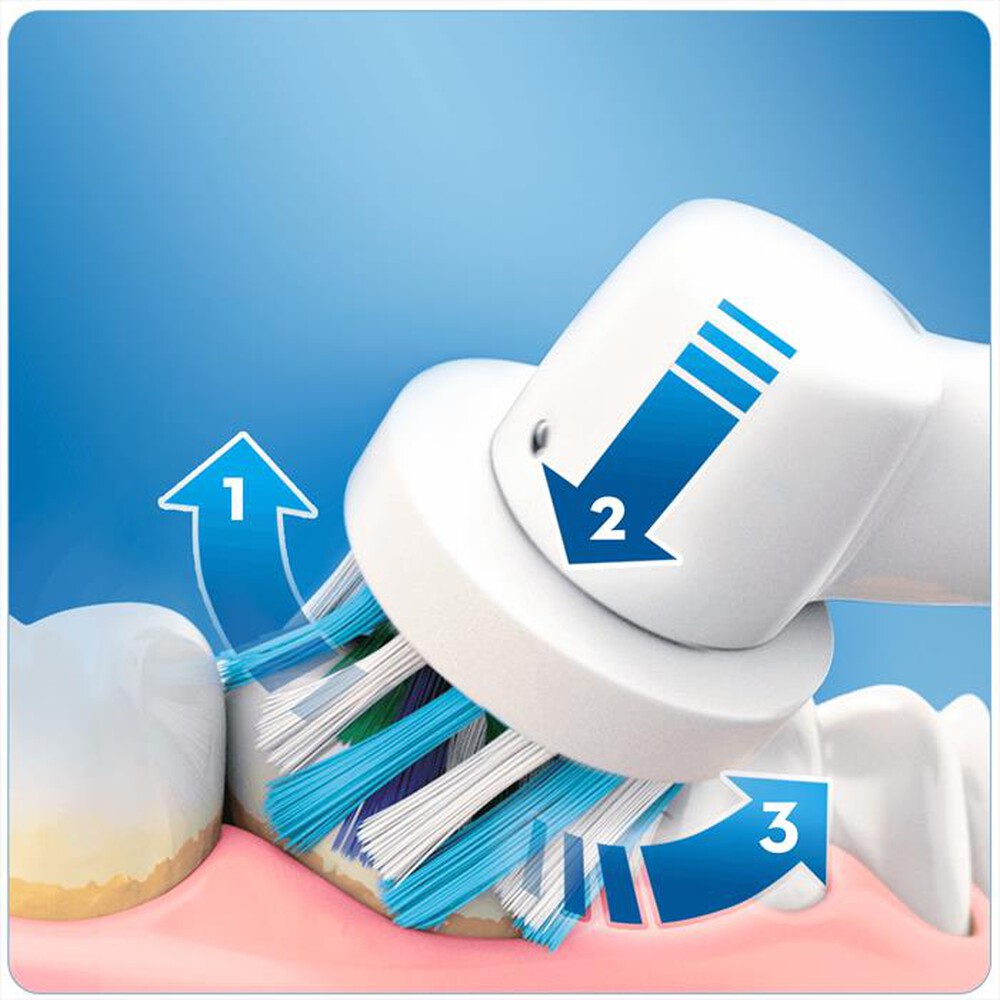"ORAL-B - Spazzolino elettrico SMART 4 4100S CROSSACTION-Bianco"