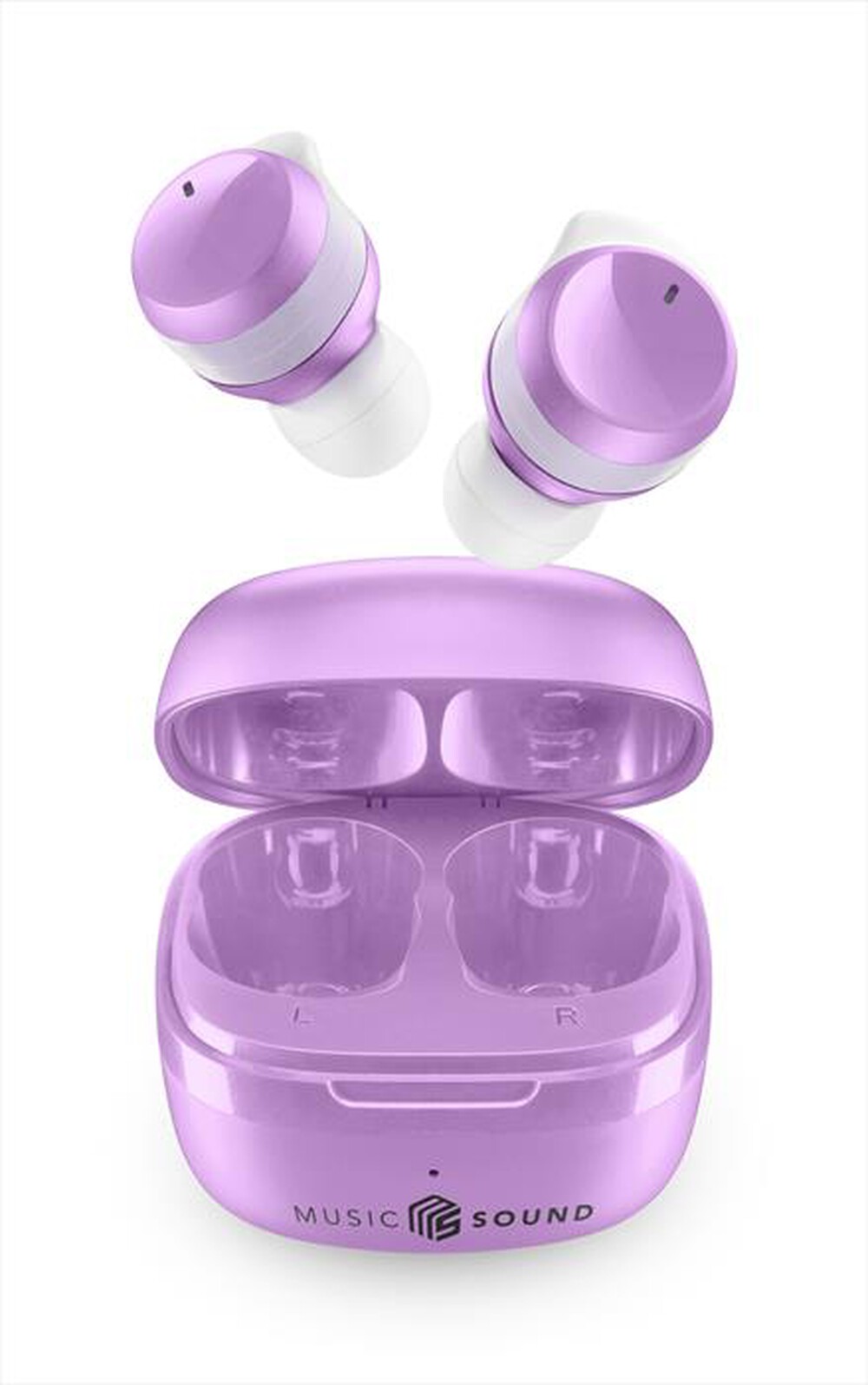 "CELLULARLINE - Auricolare bluetooth BTMSTWSFLOWV-Viola"