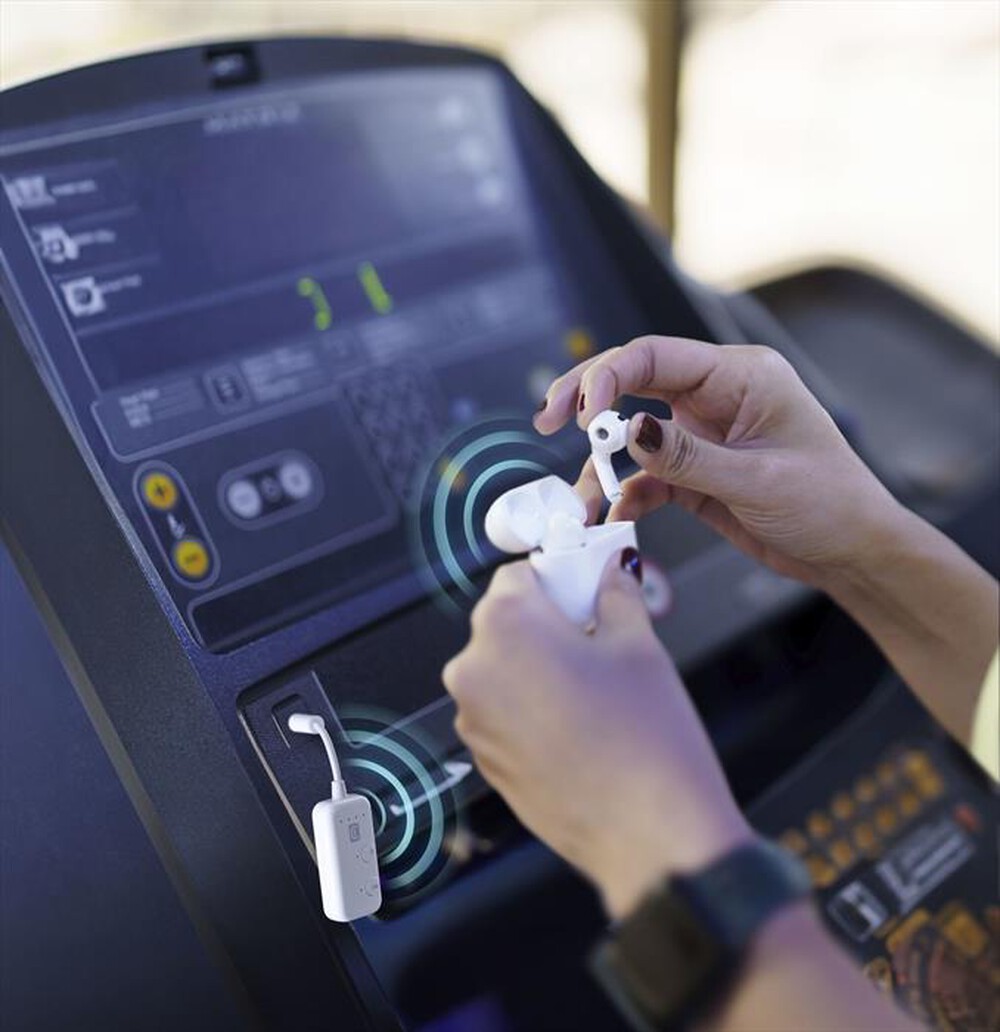 Immagine del prodotto CELLULARLINE - Ricevitori audio bluetooth IN-FLIGHT TRANSMITTER-Bianco